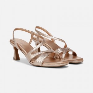 Naturalizer Kieran Strappy Dress Sandal for Women Rose Gold IC08-1948O7