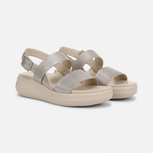 Naturalizer Coast Wedge Sandal for Women Silver WT84-3914P6