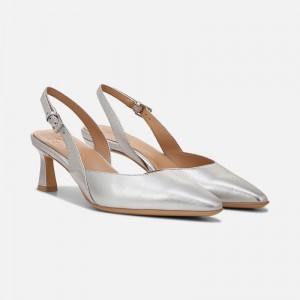 Naturalizer Dalary Slingback Pump for Women Silver LG39-6299N4
