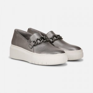 Naturalizer Daphne Slip on Sneaker for Women Silver GU66-2936C3