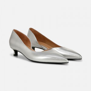 Naturalizer Gallent Pump for Women Silver FT77-7537S6
