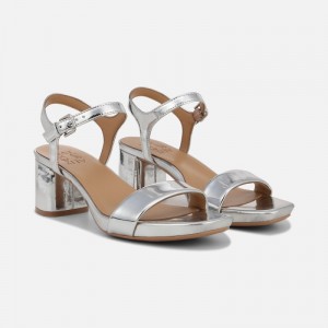 Naturalizer Izzy Dress Sandal for Women Silver HM94-8944E7