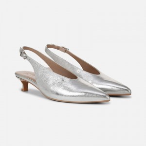 Naturalizer Nicolette Pump for Women Silver HU14-4784Q4