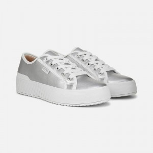 Naturalizer SOUL Iliana Lace Up Sneaker for Women Silver GD27-6637A8