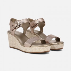 Naturalizer Stella Wedge Sandal for Women Silver VO12-8102U4