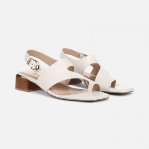 Naturalizer 27 EDIT Audra Dress Sandal for Women White AE90-4460I4