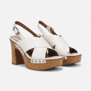 Naturalizer 27 EDIT Kirsten Platform Slingback for Women White SE49-0819K8