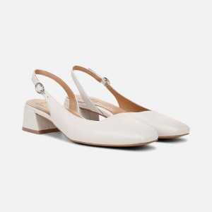 Naturalizer Jayla Slingback Pump for Women White ZU25-5185N0
