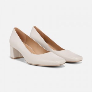 Naturalizer Karina Pump for Women White QL12-2242S2