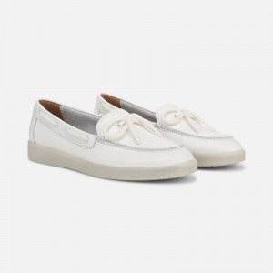 Naturalizer Keel Boat Shoe for Women White LY44-8054T1