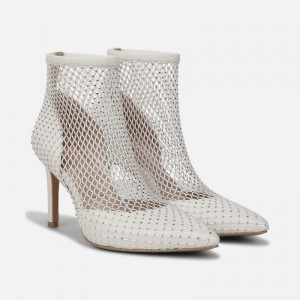 Naturalizer Liebe Bootie for Women White NI20-1220D2