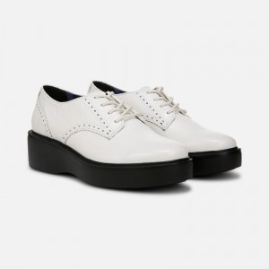Naturalizer Obtain Lace up Derby for Women White XF79-3949E6