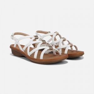 Naturalizer SOUL Sierra Strappy Sandal for Women White VT98-6558T3