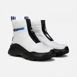 Naturalizer Think Royln Shadow-Dancer Water Repellent Bootie for Women White SH04-6504W4