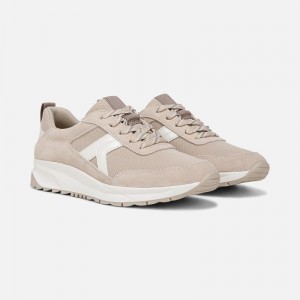Naturalizer Shay Jogger Lace Up Sneaker for Women White / Beige NG51-9071T7