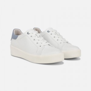 Naturalizer Morrison 2.0 Lace Up Sneaker for Women White / Blue SZ82-0052C3