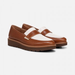 Naturalizer ADILINE Loafer for Women White / Brown ZF78-5288D0