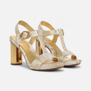 Naturalizer Jordis Dress Sandal for Women White / Gold PV30-1470J8