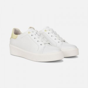 Naturalizer Morrison 2.0 Lace Up Sneaker for Women White / Green DF52-3302O2