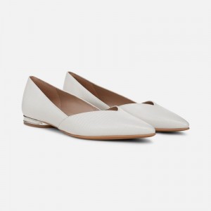 Naturalizer Havana Flat for Women White / Snake XH48-6348G9
