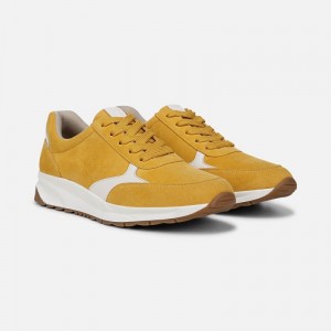 Naturalizer Shay Lace Up Sneaker for Women Yellow NR09-3639D6