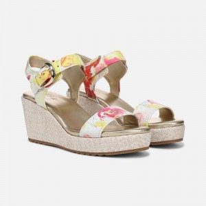 Naturalizer Stella Wedge Sandal for Women Yellow XQ90-4700H7